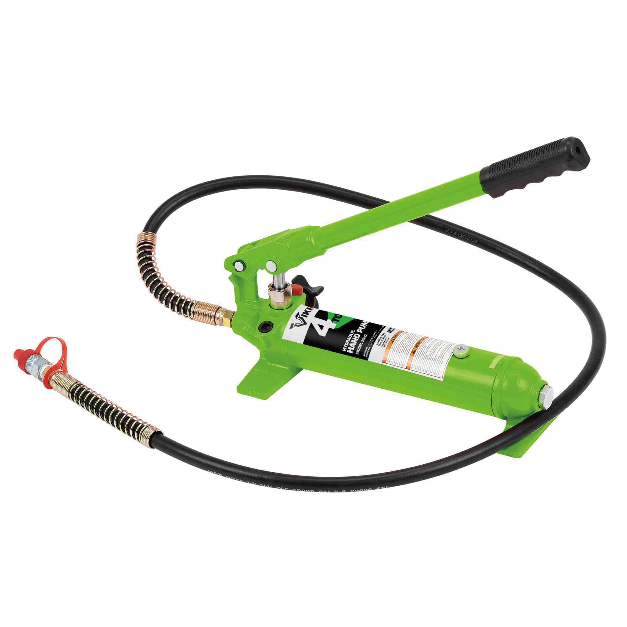 American Forge & Foundry Hand Pump — Hydraulic, 8000 PSI, 380ml Oil Capacity, 1/4in. 18NPTF Oil Output Thread, 179.85–184.30 lbs. Optimal Force, Model# 58042